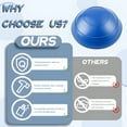 thumbnail image 4 of BESTSKY Exercise Ball,6.3"*6.3"*3.15" Yoga Ball For Pregnancy,Anti-Slip Texture Pilates Ball,Blue, 4 of 7