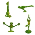 thumbnail image 4 of Set of 4 Creative Resin Yogas Frogs Figurine Decors 4 Different Yogas Pose Frogs Sculpture Statue Collectible Figurines, 4 of 8