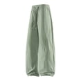 thumbnail image 4 of Squevariel 2026 Workout Pants for Women Lightweight Comfort Solid Color Athletic Pants Casual Drawstring Elastic Waist Trousers with Pockets, 4 of 4