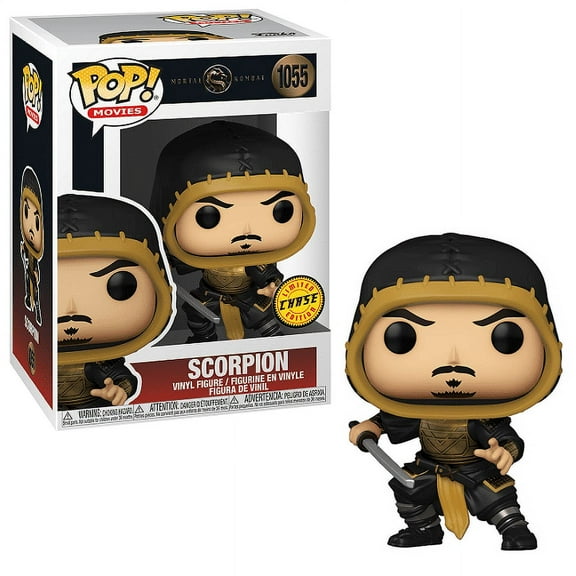 Funko POP! Movies Mortal Kombat CHASE Scorpion #1055 [Unmasked]