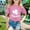 Pink, variant on Gzbliryd Happy Easter Day T-Shirt Short Sleeve Tees Easter Gift Shirts for Little Girls Boys Easter Holiday Tops Short Sleeve Tees (Pink,8-9 Years)