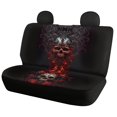 thumbnail image 2 of Pzuqiu Fiery Skull Car Seat Covers Easy to Install Front and Rear Seat Cover Set Fashion Interior Auto Interior Accessories Fit for Trucks most Cars, 2 of 10
