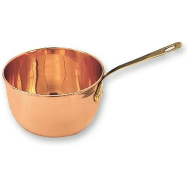 Solid Copper Beating Bowl Zabaglione Pan, 2 Qt.