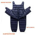 thumbnail image 4 of GYRATEDREAM Toddler Kids Baby Boy Girl Lightweight Bib Overall Down Snowsuit Winter Snow Pants/6-12 Months, 4 of 10