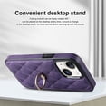 thumbnail image 5 of Jiahe Cover For iPhone 14 Plus 6.7 inch,Shockproof Rugged 360° Rotation Finger Ring Holder Kickstand Case Cover,Purple, 5 of 8