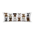 thumbnail image 1 of EREHome Alpaca cartoon set Pillow Cover Body Pillowcase Pillow Protector 20x60 Inch, 1 of 1