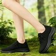 thumbnail image 2 of DADAWEN Women's Sneakers Casual Slip on Walking Shoes Black 8.5US, 2 of 5