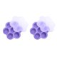 thumbnail image 1 of Matsuzay Moldes para mordeduras de huevo de silicona multifuncionales de 7 agujeros contenedor de almacenamiento reutilizable bandeja de comida para violeta 2piezas Matsuzay CBP051943, 1 of 5