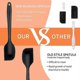thumbnail image 3 of 2026 Kitchen Silicone Spatula Maryse And Spatula Spoon Silicone Utensils (Set Of 6, Black), 3 of 5