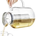thumbnail image 3 of Teabloom 100% Plastic-Free Extra-Large Multi-Brew Borosilicate Glass Teapot + Kettle + Pitcher – Steep and Serve Hot Tea, Iced Tea, Cold Brew Tea and Fruit Infused Water – Legacy Tea Maker, 3 of 5
