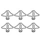 thumbnail image 3 of Clips de Papel Mini 100 piezas Metal BuyWeekMX, 3 of 9