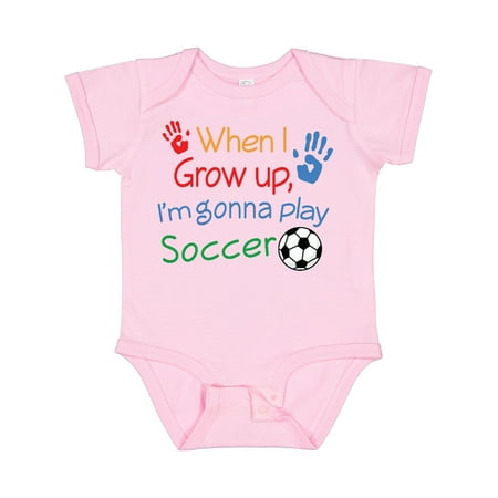 

Inktastic Future Soccer Player Childs Boys or Girls Baby Bodysuit