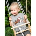 thumbnail image 2 of Cute Mewmmy With Cookies T-Shirt Toddler -Image by Shutterstock,  4 Toddler, 2 of 4