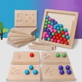thumbnail image 3 of Juego de con clip de tablero de madera para edades de 3 4 5 6 7, 3 of 9