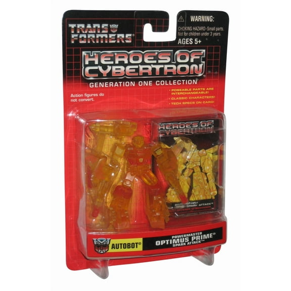 Transformers Heroes of Cybertron G1 Powermaster Optimus Prime Spark Attack Figure