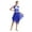 Royal Blue, variant on Sholeno Women Liturgical Praise Dance Pullover Irregular Hem Worship Church Dance Overlay Tunic Purple XXL