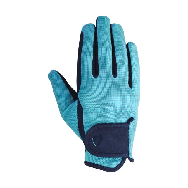Hy - Guantes de Montar Belton para Niños/Niñas (Marino, Cerceta)