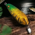 thumbnail image 2 of Fishing Lures Frog Baits Vivid Pattern Easy to Throw 3D Eyes Thunder Fishing Lures Black Fish Fake Frogs Fishing Tackle, 2 of 7