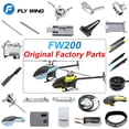 thumbnail image 2 of FLYWING FW200 RC Helicopter Parts Original Factory Battery Install Plate Tail Blade Strap Canopy Main Blade Motor RC Servo SkidAluminum Column, 2 of 6