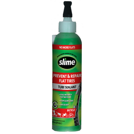 Slime Tube Sealant 8oz - 10003, Great for bicycles, dirt bikes, wheelbarrows, riding mowers and