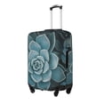 thumbnail image 2 of Bingfone Blue Color Cactus Luggage Cover Washable Suitcase Cover Protector Anti-scratch Suitcase cover Fits 18-32 Inch Luggage (No luggage included), 2 of 8