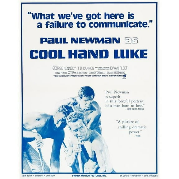 Everett Collection EVCMCDCOHAEC023 Cool Hand Luke Movie Poster Masterprint, 11 x 17