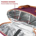 thumbnail image 5 of Tirrinia Polyester Leakproof Insulated Wine Tote Cooler Bag,Wine Carrier,Champagne Carrier Bag,Portable Waterproof Wine Bag, 5 of 7