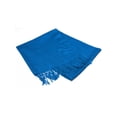 thumbnail image 3 of Gravity Threads 100% Pashmina Soft Shawl Wrap Scarf, Blue, 3 of 3