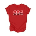 thumbnail image 1 of 204 Winnipeg Manitoba Canada Code Régional Skyline de la Ville Cadeau - T-Shirt Unisexe - Inspired X, 1 of 1