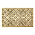 thumbnail image 2 of DII Rubber Doormats Collection All Weather, 18x30, Gold Double Ring, 2 of 15