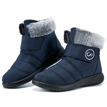 

Ecetana Women Snow Boots Winter Shoes Slip On Boots for Women Waterproof Booties Comfortable Outdoor Anti Slip Shoes
