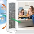 thumbnail image 3 of Decorative Window Privacy Film, Heat Control Window Tinting Film For Home, Residue-Free Adhesive 29.5 Inches X78.7 Inches, 3 of 4
