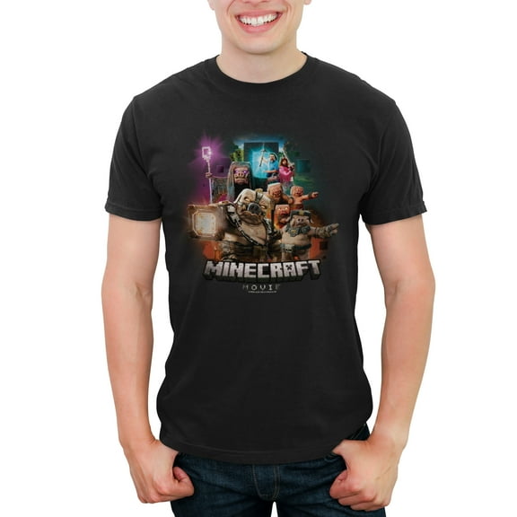Men's A Minecraft Movie Piglins Army Graphic T-Shirt