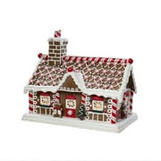 Claydough Gingerbread Candy House Lighted Christmas Building J3648 9.8 Inch New