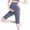 Blue, variant on QIUOMBBP Pregnancy Pants Five-inch Summer Wear Cloud-like Maternity Belly Pants Maternity Leggings Yoga Pants Blue XL