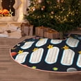 thumbnail image 4 of Salouo Space Math Times Tables Christmas Tree Skirt 48" Farmhouse Christmas Decorations Snowman Xmas Tree Skirt Tree Mat for Holiday Party Decor, 4 of 8
