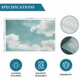 thumbnail image 7 of Placemat White Cloud Blue Sky Placemats for Dining Table Retro Style Washable Table Mats for Party Kitchen Dining Decoration, 7 of 7