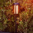 thumbnail image 4 of Paquete de 4 luces solares para exteriores mejoradas, llamas parpadeantes de 19,7 pulgadas, luces solares para jardín, iluminación de paisaje impermeable del anochecer al amanecer, 4 of 4