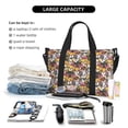 thumbnail image 6 of Zufioo Cute Cat Pattern Hand-held Travel Bag, Waterproof Adjustable Shoulder Strap Crossbody Duffel Bag, Suitable for Work, Short trips, Sports, 6 of 8