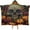 Color 3, variant on Wearable Blanket Halloween Skull Cloak Hooded Blanket for Women Kids Cozy and Comfy Halloween Pumpkin Gift