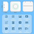 thumbnail image 4 of Functal Portable Mini Wireless Photo Printer With 10 Rolls, 4 of 4