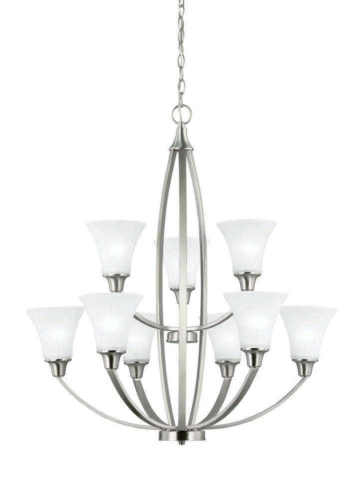Sea Gull Lighting Metcalf Nine Light Chandelier Incandescent 75 Watt Com Sea Gull Lighting Metcalf Nine, Portfolio Nine Light Chandelier Bronze