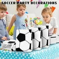 thumbnail image 4 of 24Pcs Soccer Party Favor Bags with Handle, Soccer Goodie Bags for Kids Adults Football Party Supplies，8.3*6.3*3.1, 4 of 6