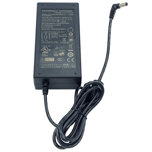 Pre-Owned Switching Adapter DSA-60PFE-12 Power Supply 12V 5A 60W