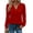 Wine Red, variant on Fantaslook Womens Tops Long Sleeve V Neck Blouses Business Casual Shirts Fall Fashion Dressy Tops