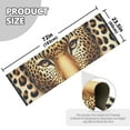 thumbnail image 2 of Leopard Of Face Runner Rug Machine Washable Area Rugs Carpet Non Slip Entryway Mat for Bedroom Entryway Front Door, 2 of 7