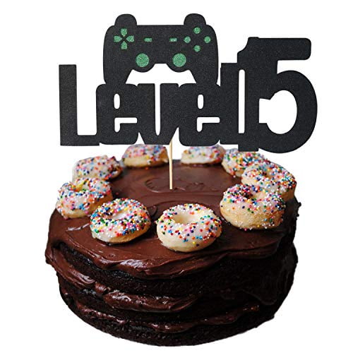 level up birthday cake
