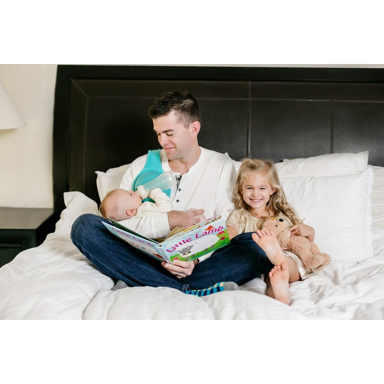 The Beebo Free Hand Baby Bottle Holder Teal Walmart