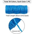 thumbnail image 2 of Waxed Polyester Cord Twisted Cord for Jewelry Making Mixed Color 0.8mm about 12m/roll, 2 of 8