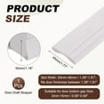 thumbnail image 2 of Uxcell Under Door Draft Stopper, Thickened Double Side Door Blocker, White, 2 of 7